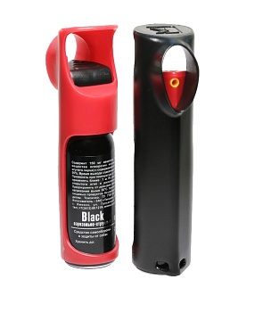 Газовый баллон Black  (25мл) футляр рубиновый — Доставка по Казахстану