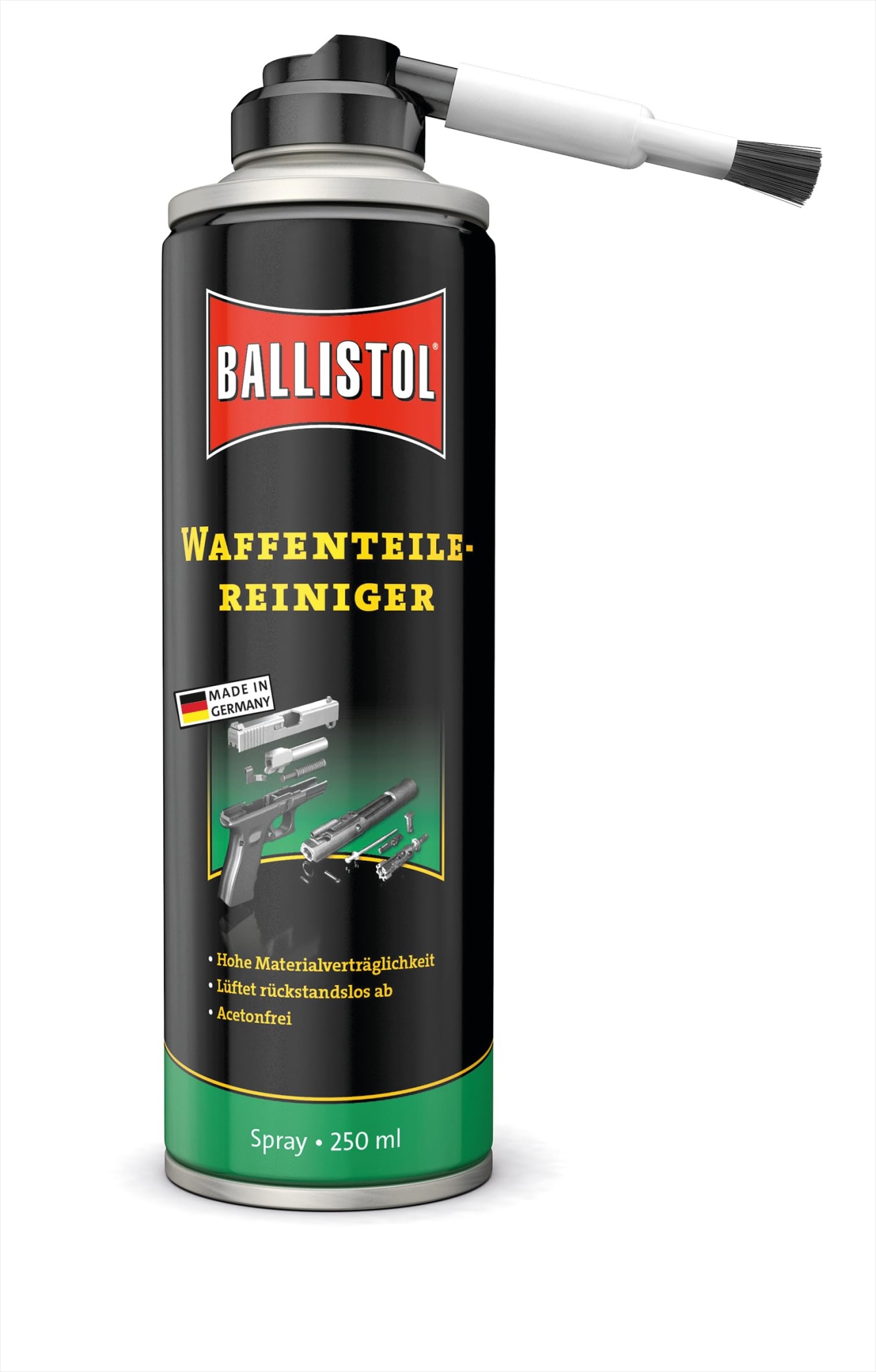 Раствор BALLISTOL GUN PARTS CLEANER для чистки и обезжиривания оружия для ухода за оружием в Алматы, Казахстан