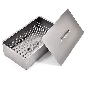 Коптильня двухъярусная 480х280х170 — гриль, барбекю или мангал для кемпинга и туризма в Казахстане