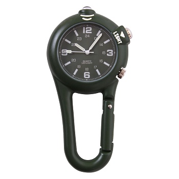 Часы ROTHCO Мод. CLIP W/LED (O.D.) — часы rothco мод. clip w/led (o.d.) Алматы, Казахстан