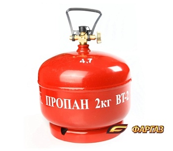 Баллон газовый LPG BT-2 (4,8Л) — газовая горелка или лампа для туризма и кемпинга в Казахстане