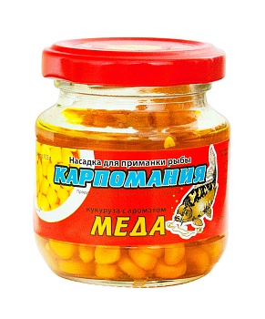 Кукуруза КАРПОМАНИЯ (мягкая)(жёлтая с аром.мёда)(105г.) — приманки, бойлы, пеллетс | Алматы, Казахстан