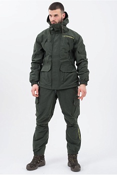 Костюм демисезонный TRINON "GORKA PRO" -5°C (тк.norvegia)(зеленый) — одежда для охоты, рыбалки и города | KORGAN Алматы