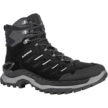Ботинки INNOVO GTX MID black\grey LOWA — характеристики, материалы и назначение | KORGAN.KZ