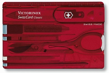 Карта-мультиинструмент VICTORINOX Мод. SWISSCARD RUBY для охоты и туризма в Алматы, Казахстан