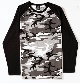 Майка ROTHCO (длинный рукав)(City Camo/Black) — характеристики, материалы и назначение | KORGAN.KZ