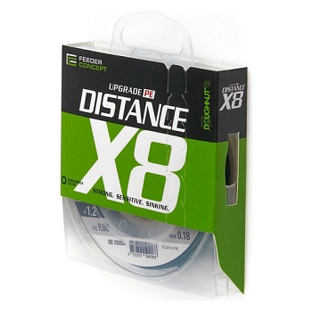 Шнур FEEDER CONCEPT DISTANCE X8 BRAID DARK GREEN — леска для рыбалки, плетёнка, флюорокарбон | Алматы, Казахстан