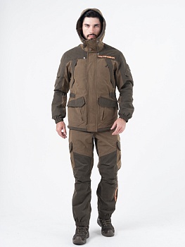 Костюм демисезонный TRINON "GORKA PRO" -5°C (тк.norvegia)(коричневый) — одежда для охоты, рыбалки и города | KORGAN Алматы