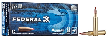 Патрон для нарезного оружия FEDERAL (.223 Rem.) VARMINT & PREDATOR (Hornady V-MAX)(53grs)(3,43г) доступен в нашем магазине