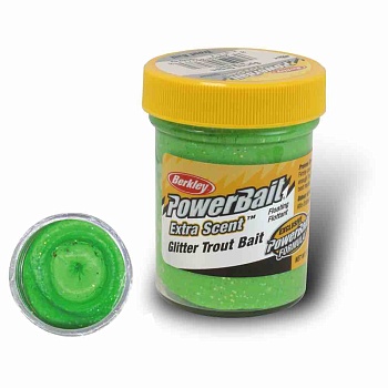 Паста BERKLEY POWERBAIT NATURAL GLITTER TROUT BAIT — приманки, бойлы, пеллетс | Алматы, Казахстан