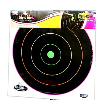 Мишени (бумажные) BIRCHWOOD Мод. 12" DIRTY BIRD MULTI-COLOR для спортивной стрельбы в Алматы, Казахстан