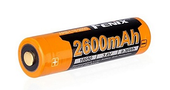 Аккумулятор (Li-ion) FENIX Мод. ARB-L18 18650 (3.6V)(2600mAh)(PCB) — налобные, ручные и кемпинговые фонари | Алматы, Казахстан
