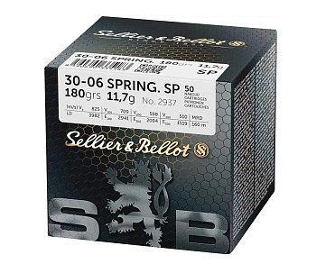 Патрон для нарезного оружия S&B (.30-06 Sprg.)(SP-2937)(180grs)(11,7г) доступен в нашем магазине