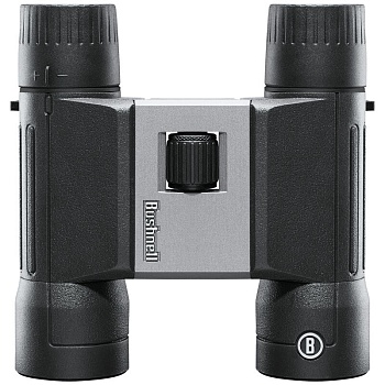 Бинокль BUSHNELL Мод. POWERVIEW 2.0 10X25 BLACK/ALUMINIUM BK-7 ROOF PRISM для охоты и туризма в Алматы, Казахстан
