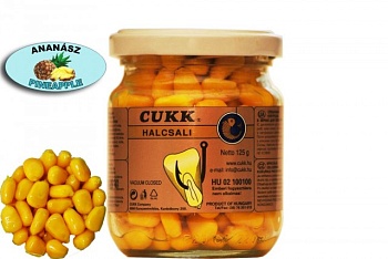 Кукуруза CUKK DELIKATES EXTRA (аромат ананасовый-желтая)(220мл.-125г.) — приманки, бойлы, пеллетс | Алматы, Казахстан