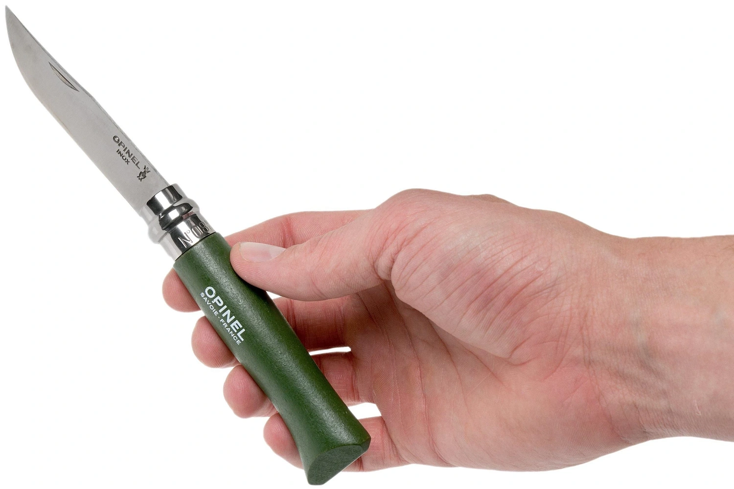 Нож складной Opinel №8 BUSHWHAKER KHAKI