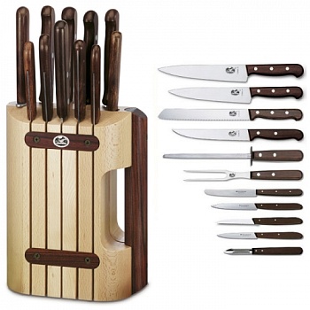 Набор кухонный VICTORINOX Мод. WOOD CUTLERY BLOCK для кухни в Алматы, Казахстан