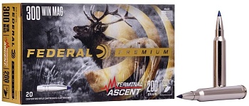 Патрон для нарезного оружия FEDERAL P (.300 Win.Mag.) TERMINAL ASCENT (TA)(200grs)(12,96г) доступен в нашем магазине