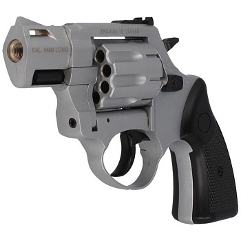 Газовый револьвер ZORAKI Мод. R2-2-T MATTE CHROME — купить газовые пистолеты в Алматы | Доставка по Казахстану