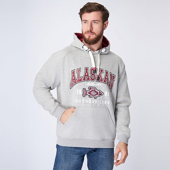 Толстовка Alaskan Promo Hoodie Gray — характеристики, материалы и назначение | KORGAN.KZ