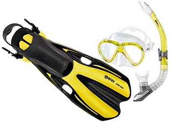 Комплект MARES VOLO ONE MAREA: Маска + Трубка + Ласты (REFLEX YELLOW) — купить в Алматы | KORGAN.KZ
