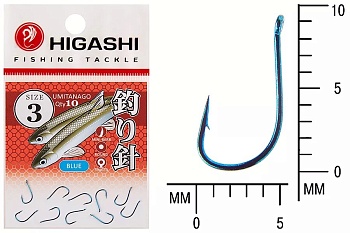 Крючки HIGASHI Мод. UMITANAGO RINGED #3 — рыболовный крючок, различными формами и размерами | Алматы, Казахстан