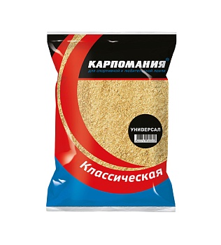 Прикормка КАРПОМАНИЯ КЛАССИЧЕСКАЯ (универсал)(750г.) — приманки, бойлы, пеллетс | Алматы, Казахстан