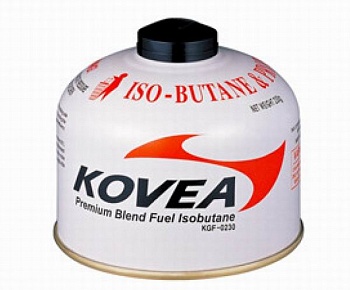 Газовый баллон KOVEA Мод. KGF-0230 (230г) — газовая горелка или лампа для туризма и кемпинга в Казахстане