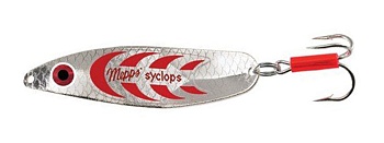 Блесна MEPPS SICLOPS (silver/red) — купить блесну в Алматы | KORGAN