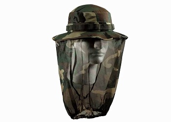 Шляпа (c москитной сеткой) ROTHCO Мод. ULTRA FORCE BOONIE (Woodland Camo) — характеристика, материалы и назначение | KORGAN.KZ