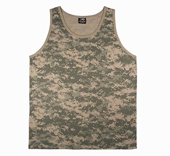 Майка ROTHCO Мод. TANK TOP (poly/cotton)(A.C.U. Digital Camo) — характеристики, материалы и назначение | KORGAN.KZ