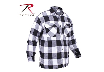 Рубашка ROTHCO Мод. EXTRA HEAWYWEIGHT SHERPA-LINED FLANNEL (White) — характеристики, материалы и назначение | KORGAN.KZ