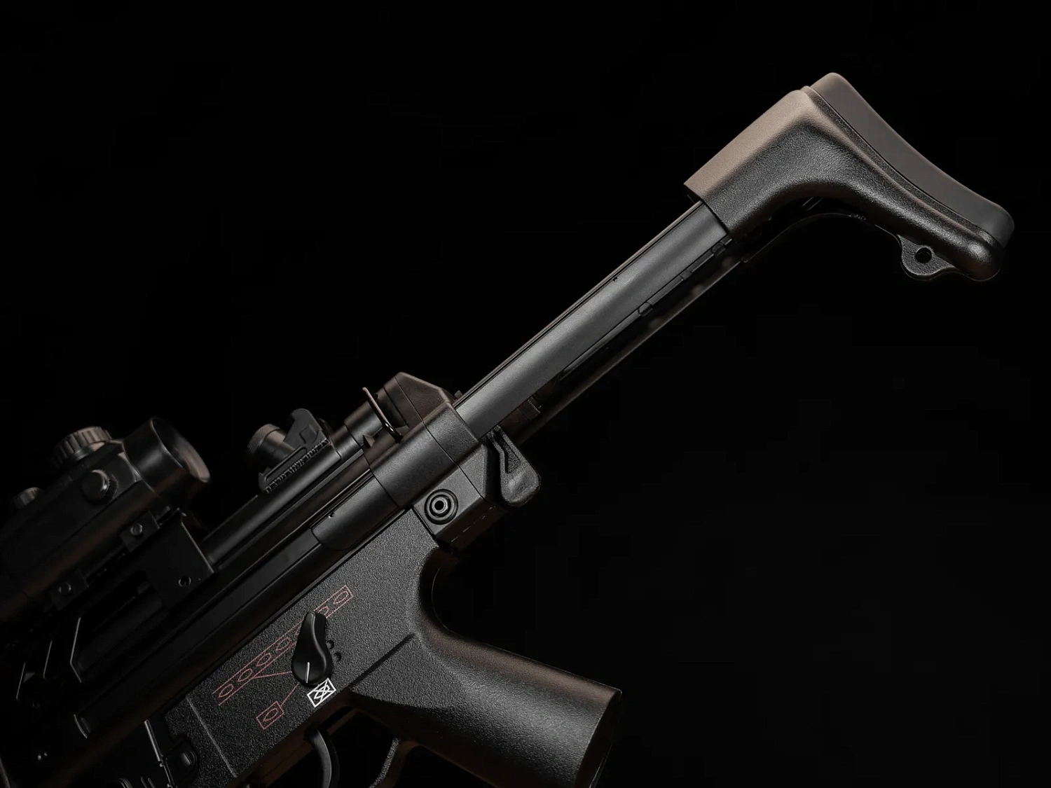 Страйкбольный пистолет-пулемет ASG Мод. B&T 5 A5