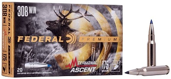 Патрон для нарезного оружия FEDERAL P (.308 Win.) TERMINAL ASCENT (TA)(175grs)(11,34г) доступен в нашем магазине