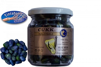 Кукуруза CUKK DELIKATES EXTRA (аромат кальмара-синяя)(220мл.-125г.) — приманки, бойлы, пеллетс | Алматы, Казахстан