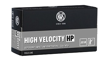 Патрон для нарезного оружия RWS (.22 l.r.) Field HV HP (40grs)(2,6г) доступен в нашем магазине