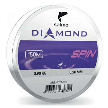 Леска SALMO Мод. DIAMOND SPIN — леска для рыбалки, плетёнка, флюорокарбон | Алматы, Казахстан