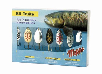 Набор блесен MEPPS TROUT (7шт) — купить блесну в Алматы | KORGAN