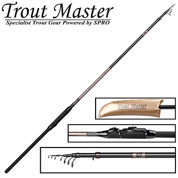 Удилище телескопическое SPRO TROUT MASTER TACTICAL TROUT TELE — телескопическое удилище для рыбалки | Алматы, Казахстан