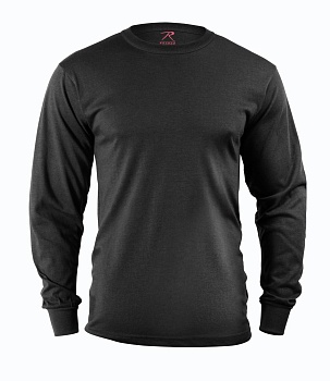 Майка ROTHCO (длинный рукав)(poly/cotton)(Black) — характеристики, материалы и назначение | KORGAN.KZ