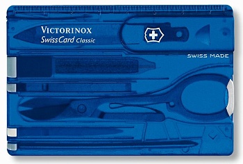 Карта-мультиинструмент VICTORINOX Мод. SWISSCARD SAPPHIRE для охоты и туризма в Алматы, Казахстан