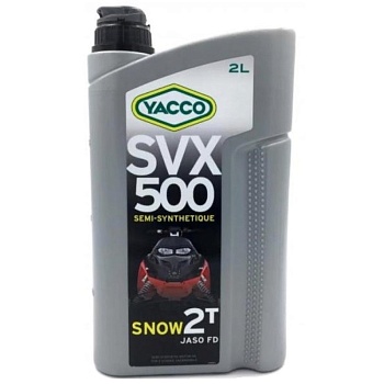 Масло моторное YACCO Мод. SVX 500 SNOW 2T - API TC — купить в Алматы | KORGAN.KZ