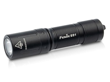 Фонарь FENIX Мод. E01 V2.0 черный — налобные, ручные и кемпинговые фонари | Алматы, Казахстан