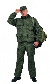 Костюм летний  URSUS  Gerkon Commando (тк.смесовая)(зеленый пиксель) — одежда для охоты, рыбалки и города | KORGAN Алматы