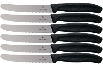 Набор кухонных ножей VICTORINOX Мод. SWISS CLASSIC TOMATO AND TABLE SERRATED для кухни в Алматы, Казахстан