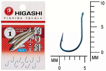 Крючки HIGASHI Мод. UMITANAGO RINGED #1 — рыболовный крючок, различными формами и размерами | Алматы, Казахстан