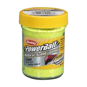 Паста BERKLEY POWERBAIT NATURAL GLITTER TROUT BAIT — приманки, бойлы, пеллетс | Алматы, Казахстан