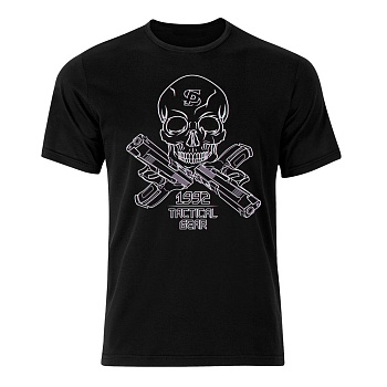 Футболка "Stich Profi" "Skull" (тк.хлопок)(черный) — характеристики, материалы и назначение | KORGAN.KZ