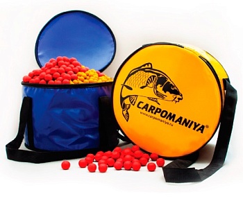 Ведро КАРПОМАНИЯ для замешивания прикормки — аксессуары и снаряжение для рыбалки: коробки, держатели, инструменты | Алматы, Казахстан