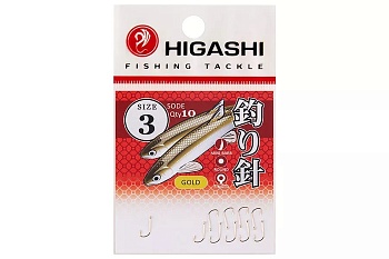 Крючки HIGASHI Мод. SODE RINGED #3 — рыболовный крючок, различными формами и размерами | Алматы, Казахстан